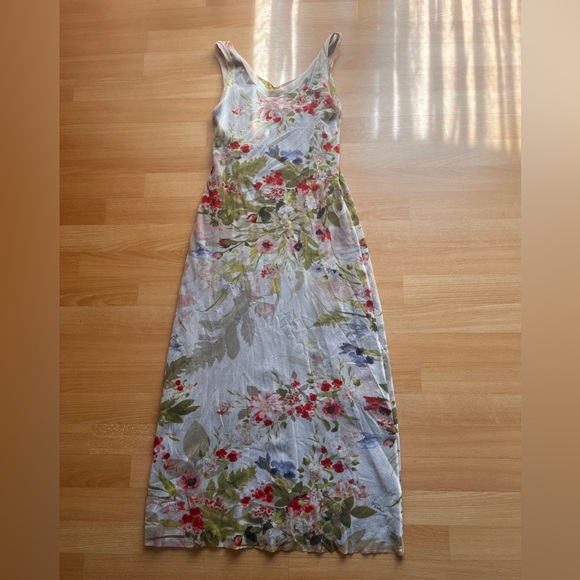 Beautiful Fuzzi Flowery Sheath Midi Dress - M - Picture 2 of 6